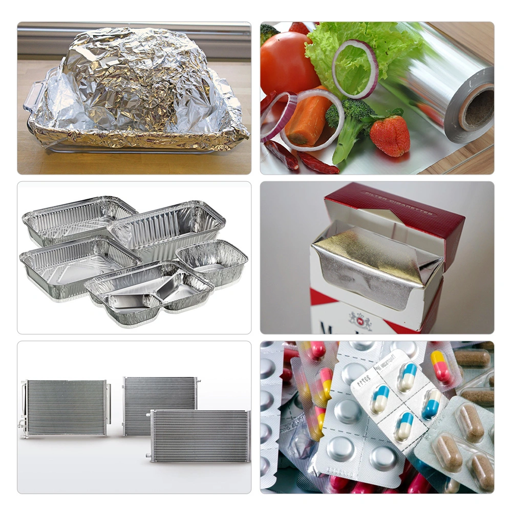 Hot Sale Aluminum Foil 1100/1145/1050/1060/1235/3003/5052/5A02/8006/8011/8079 Food Grade Aluminum Foil for Package